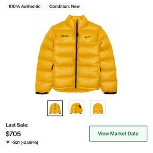 Nike/Drake Nocta XL Yellow Jacket